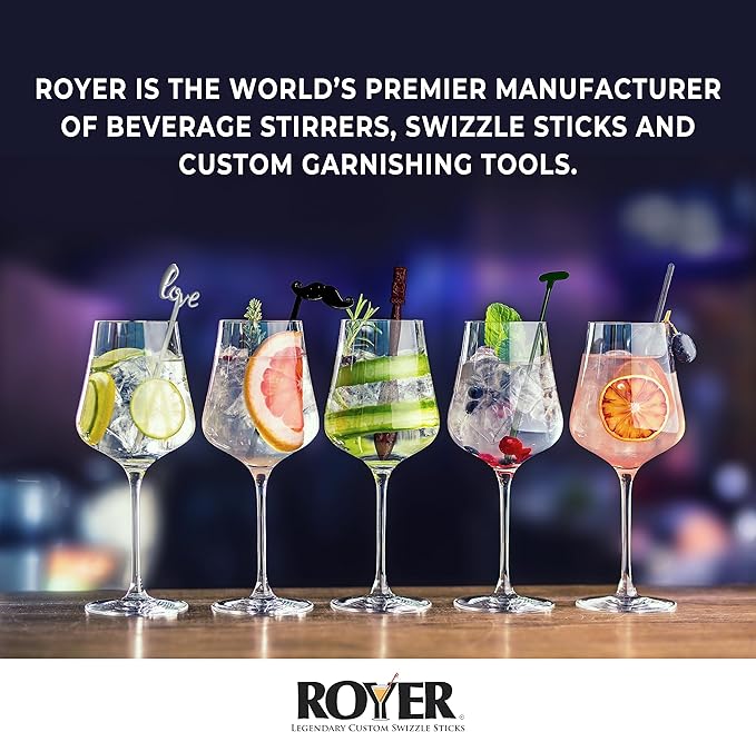Coffee and Cocktail Stirrers, Reusable Plastic Drink Stirrer Sticks, 100 Ball Head Swizzle Sticks, Use as a Cocktail Garnish or Cake Pop Stick, Wedding, Party Decorations, Restaurant Supplies, 6 inch