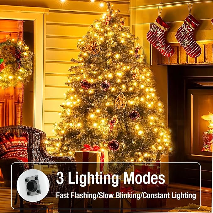 6 Pack Fairy Lights Battery Operated - 7ft 20 Led Twinkle Lights 3 Modes, Bulk Mini String Lights Waterproof for Mason Jars Vases DIY Party Wedding Decoration Christmas -Warm White