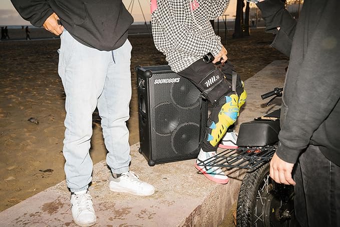 SOUNDBOKS 4 – Bluetooth Performance Speaker – USB-C Charging Battery – Loudest Party Speaker with 40 Hours of Battery – Wireless and Portable Speaker - Designed in Denmark – 126dB (Black)