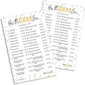 DISTINCTIVS Has The Grad Ever Graduation Party Game, 25 Cards | 5.5" x 8.5" Cards, Never Have I Ever Style, Grad Fills Out Answer Key in Advance, Idea Theme Activity