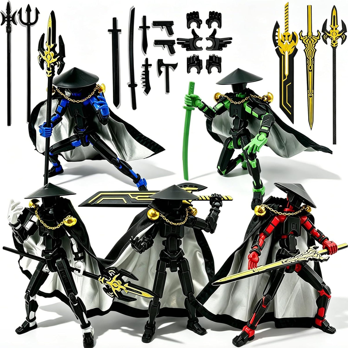 titan 13 action figure, multi-jointed dummy robot 13, main product view