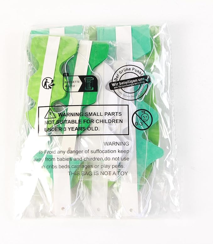 SUNBEAUTY Pack of 11 Green White Party Decoration Hanging Honeycomb Round Paper Fans Kit for Dinosaur Theme Birthday Baby Shower Summer Forest Carnival St.Patrick's Irish Backdrop Party Supplies