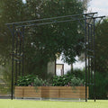 flat top garden arch trellis 11ft x 9ft, main product view