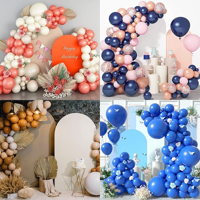 Wedding Arch Covers Arch Backdrop Cover Arch Stand Covers 7.2FT 6FT Set 2 Arch Cover Spandex Fabric Stretchy Backdrop for Wedding Birthday Party Decoration Baby Shower (White, Cover Only)