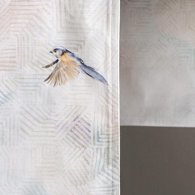 Maison d' Hermine Table Runner 100% Cotton Double Layer Table Runners 72 inches Long Decorative for Home Kitchen Dining Party Wedding Bridal Shower Spring Summer (Flying Birds, 14.50" x 72")