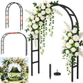thickened rustproof garden arch metal trellis for climbing, main product view