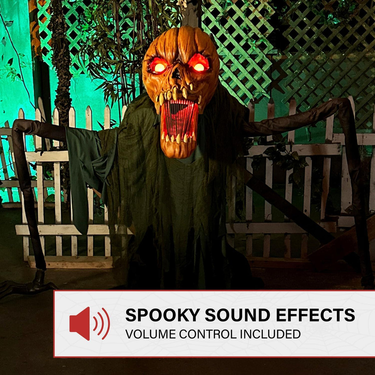 Haunted Hill Farm 4.5-Ft. Groundbreaking Jack Animatronic by Tekky