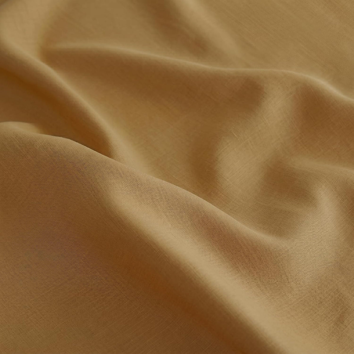 Solino Home 100% Pure Linen Table Runner Caramel, Fete 14 x 90 in