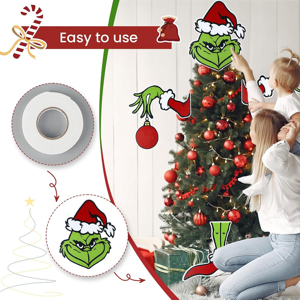 Christmas Decorations for Tree Christmas Tree Topper Tree Ornament Christmas Decor Indoor Home Xmas Party Supplies