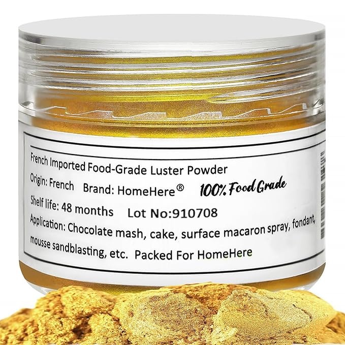 HomeHere Luster Powder Dust Edible Cake Dust, 7g