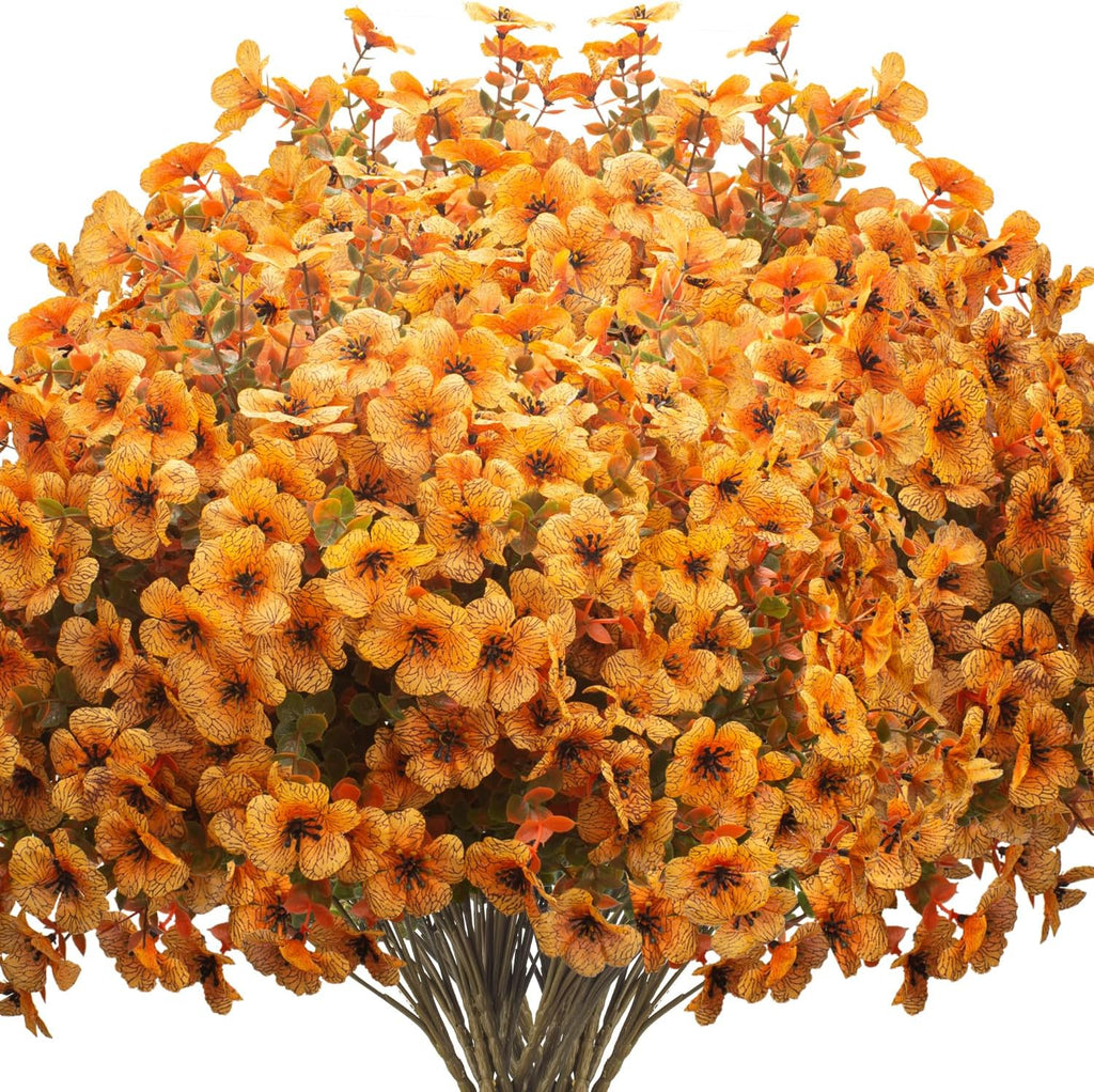 grunyia 16 bundles artificial fall flowers uv resistant, main product view