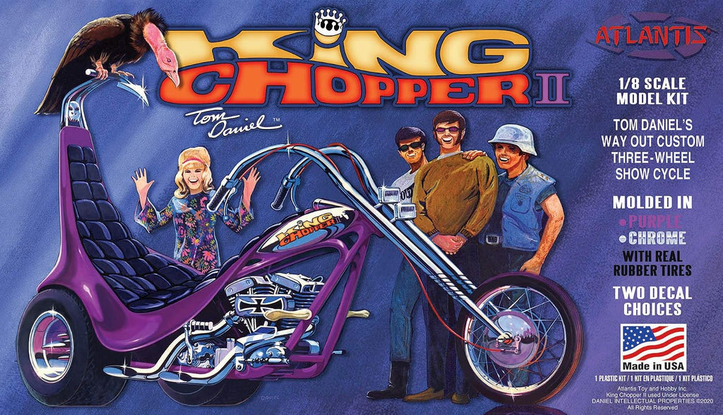 atlantis amcm224 1/8 king chopper ii trike tom shown in use