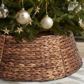 6-piece rattan christmas tree collar - 33" rustic, main product view
