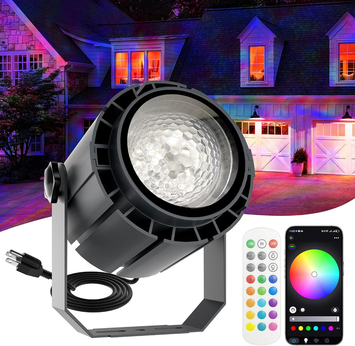Ocean Projector Outdoor with Water Wave Ripple Flame Effects