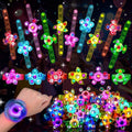 24PCS Light Up Fidget Spinner Bracelets Birthday Party Favors Bulk for Kids 4-8 8-12 Summer Goodie Treat Bag Stuffers Pinata Filler Classroom Treasure Toys Carnival Prize Back to School Student Gift