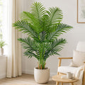 4ft artificial palm tree indoor plant tall fake, main product view