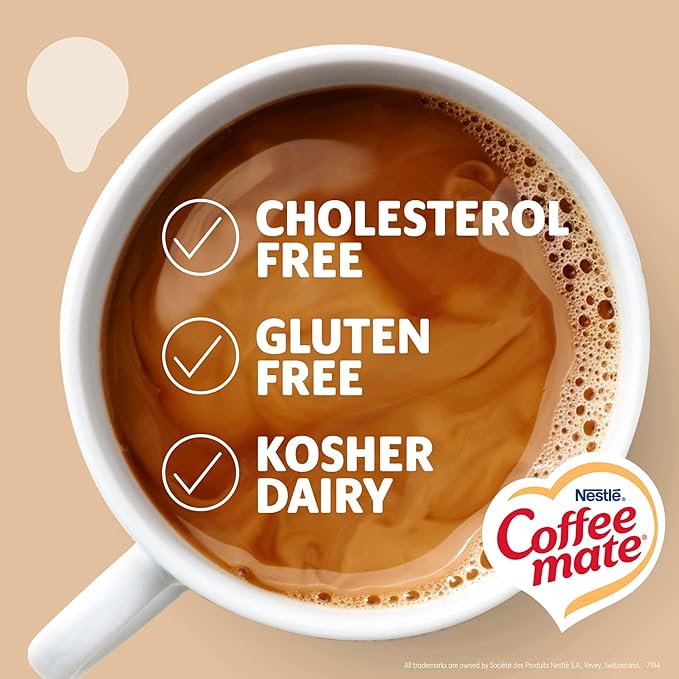 Nestle Coffee mate Coffee Creamer, Original, Liquid Creamer Singles, Non Dairy, No Refrigeration, 0.375 fl oz Tubs (Pack of 360)
