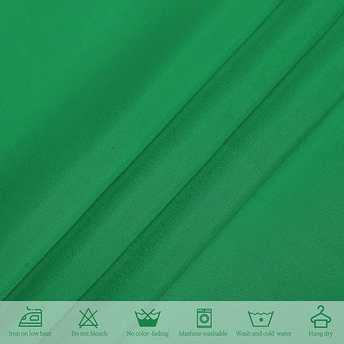 10 Pack Green Tablecloths for 6ft Rectangle Tables 60 x 102 Inch - Polyester Table Cover Stain and Wrinkle Resistant Washable Fabric Table Clothes for Wedding Party Banquet Reception Restaurant