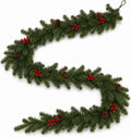 6 ft artificial christmas garland with berry and, main product view