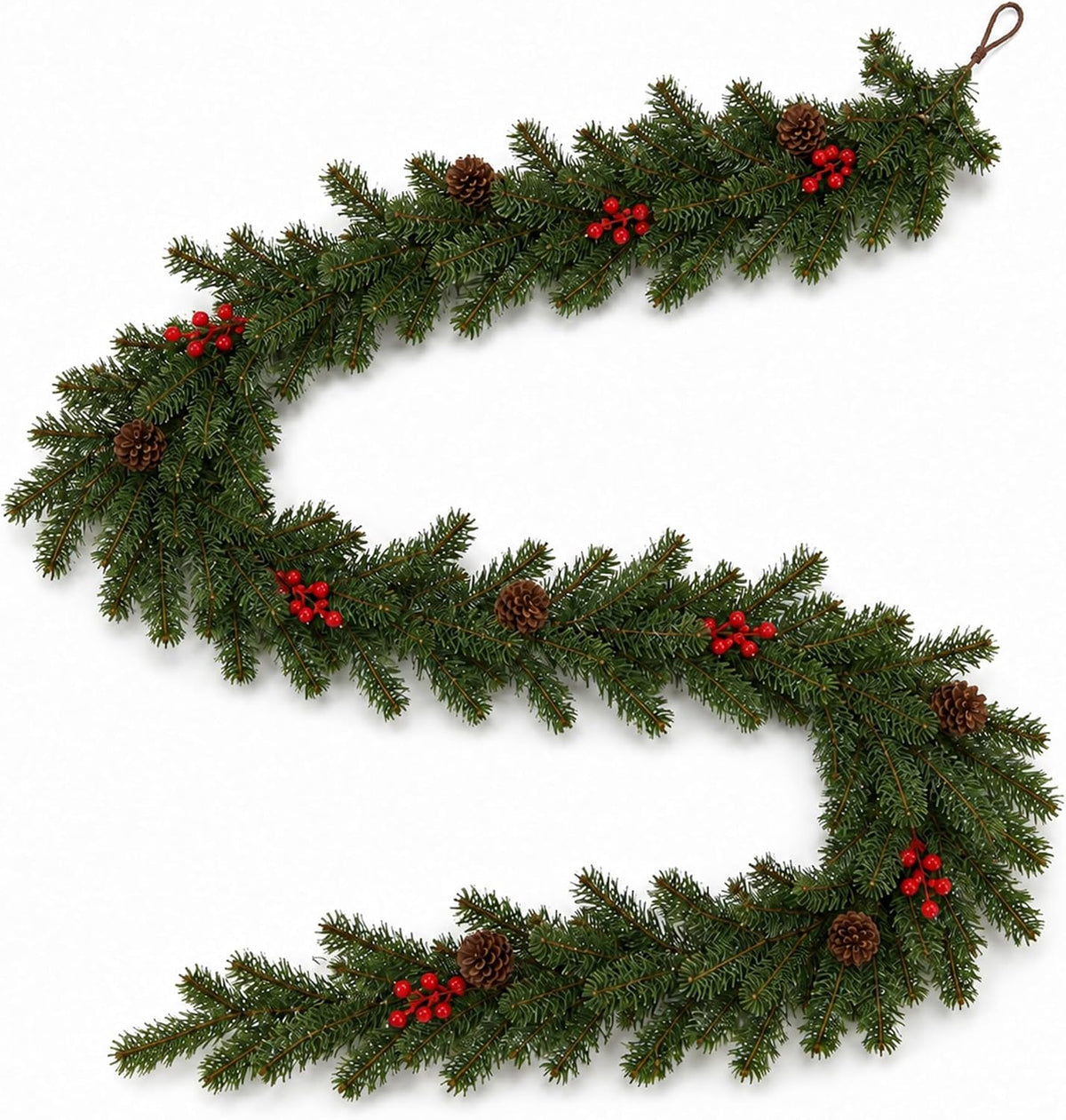 6 ft artificial christmas garland with berry and, main product view