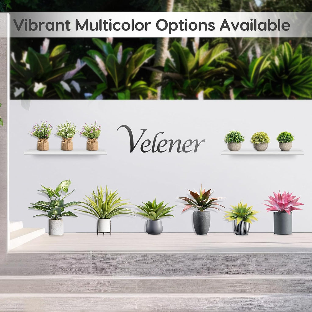 velener 28 inch artificial agave plants outdoor set, front angle view