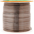 Mandala Crafts 22 Gauge Anodized Aluminum Craft Wire for Jewelry Making - 100 FT Colored Flexible Light Brown Wire - Bendable for Bonsai Armature Crafting Sculpting