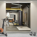 Home Gym Mirror for Wall,Mirror Full Length,60"x25"x2PCS,Glass Frameless Body Large Mirror for Home Gym,Workout,Bedroom,Garage(Silver)