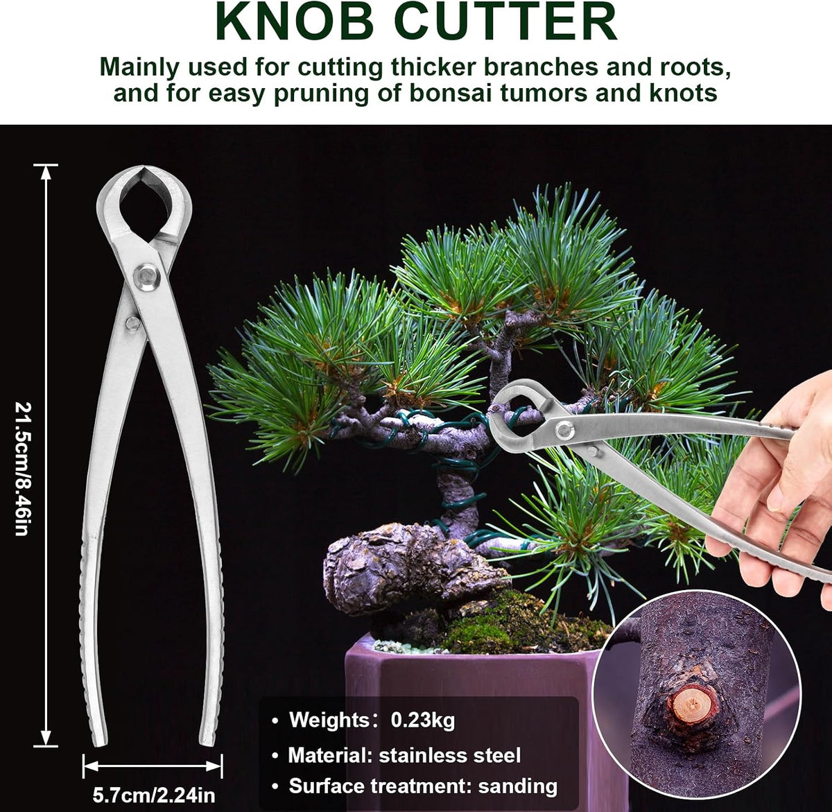 6 PCS Bonsai Pruning Tool Set, 6 Different Roles of Scissors to Meet All the ...