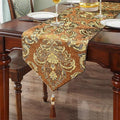Table Runners 108 inches for Dining Room Dresser Christmas Thanksgiving Party Decorations (Caramel)