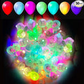 Aogist 50pcs Multicolor Balloon Lights,Long Standby Time Waterproof Mini Light,Battery Powered,Round LED Ball Lamp for Latex Balloon Paper Lantern Party Wedding Festival Christmas Halloween Decorative