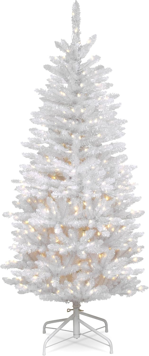 national tree company 4.5ft pre-lit kingswood fir slim, main product view