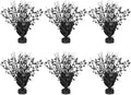 6 Pack Star Table Centerpieces for Party, Birthday Table Decorations for Kids Adults, Party Centerpieces for Tables for Wedding Baby Shower Graduation Holiday Event (Black)