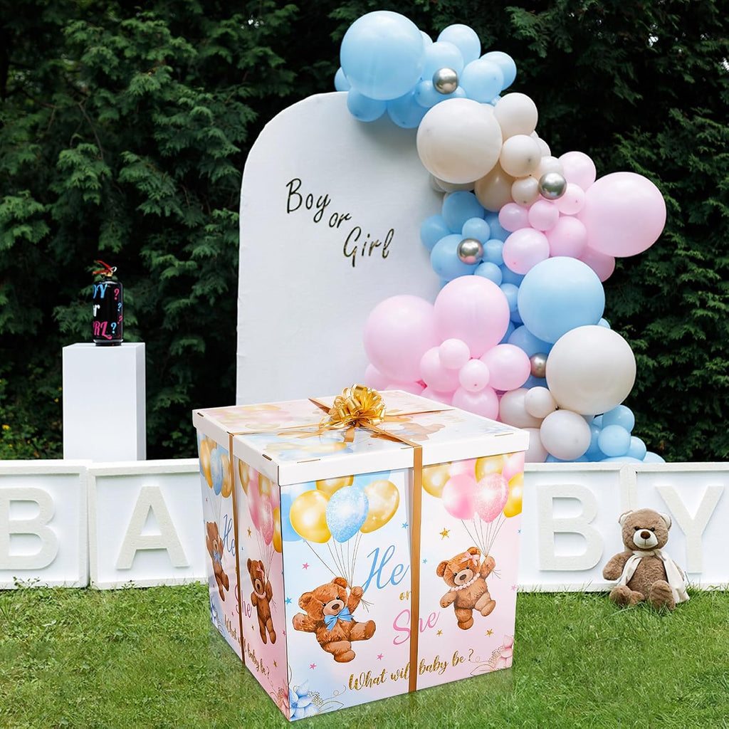 gisgfim 28 inches extra large gender reveal gift showing dimensions