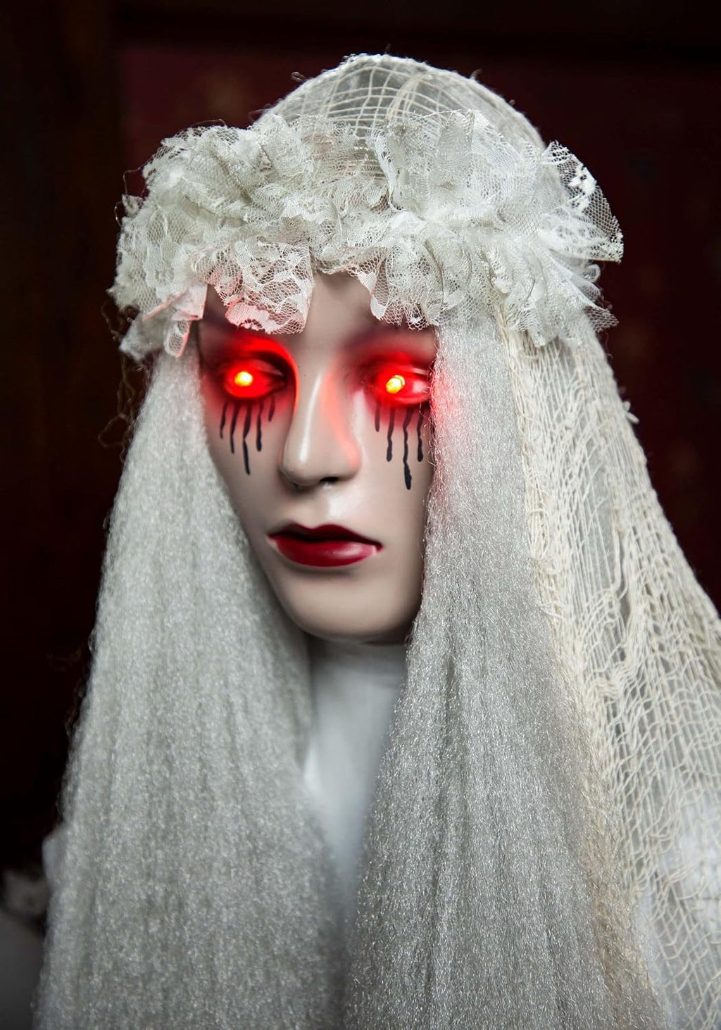 fun costumes venetian victoria white ghost light-up eyes showing dimensions