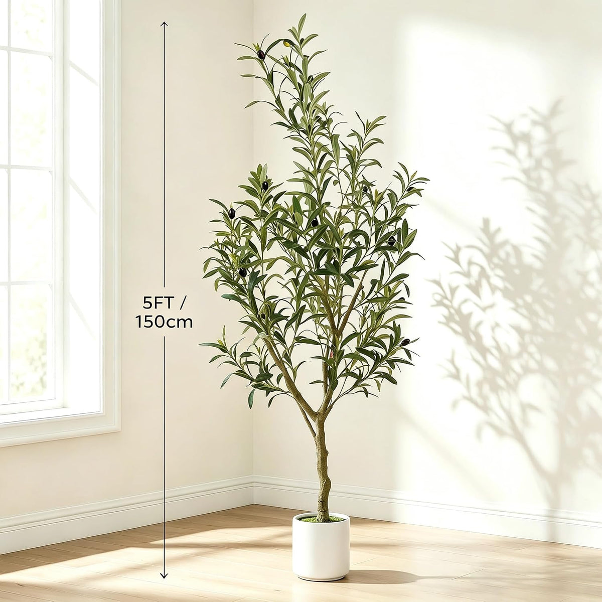 faux olive tree, 5ft artificial olive trees with, package contents