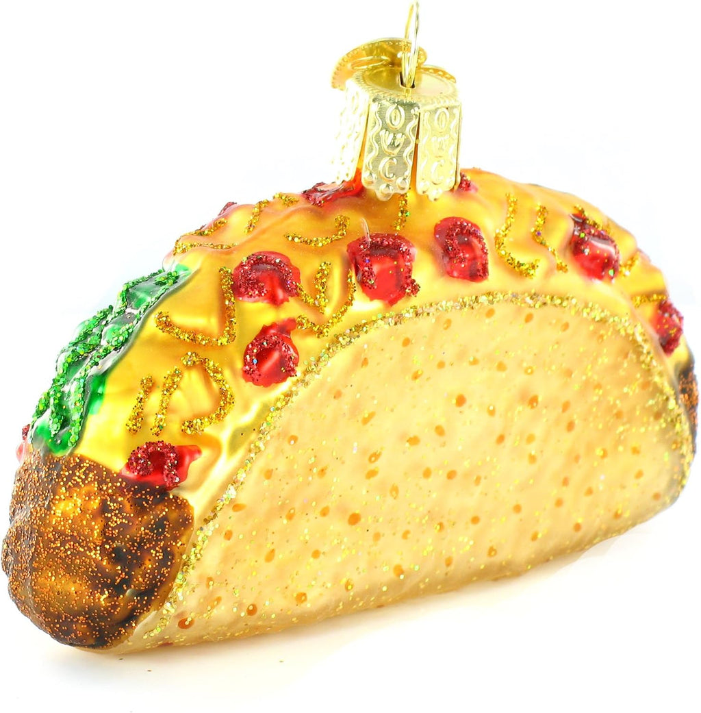 Old World Christmas Ornaments: Taco Glass Blown Ornaments for Christmas Tree (32084)