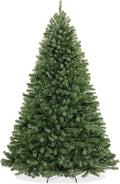 casafield 7.5ft realistic green spruce unlit artificial holiday, main product view