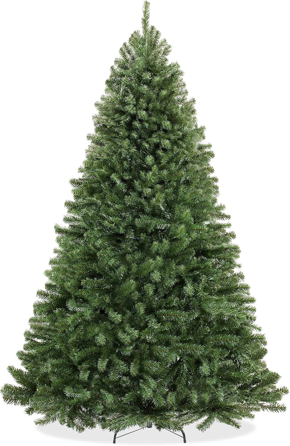 casafield 7.5ft realistic green spruce unlit artificial holiday, main product view
