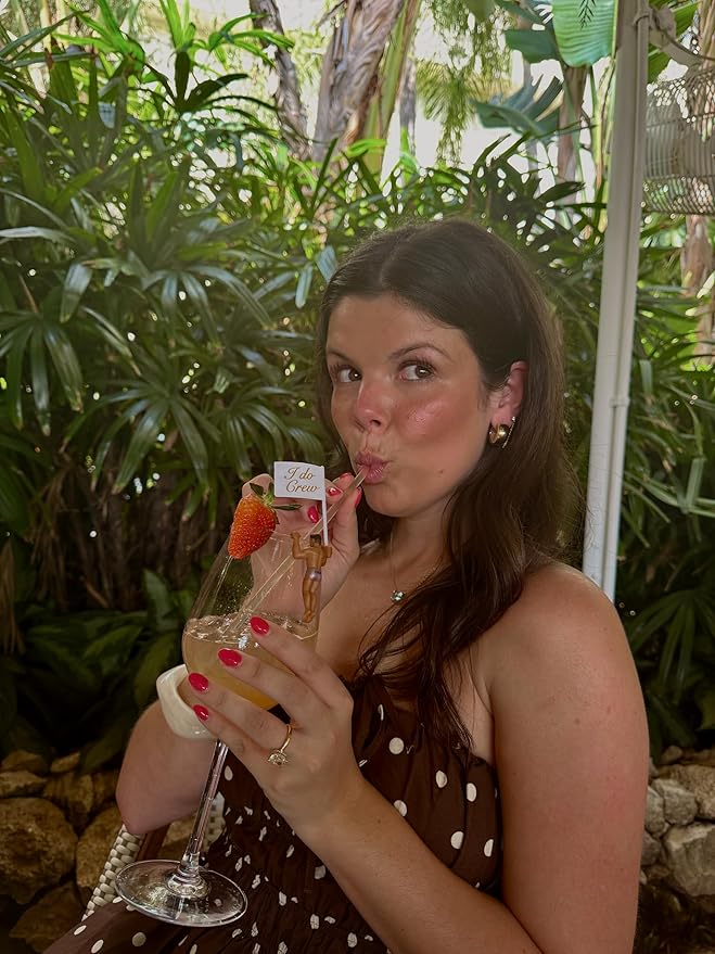 NPW Drinking Buddies Bride Squad, Bachelorette Drink Markers, Party Accessories, Girls Night, Hunky Wine Charmers
