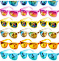 18 Pack Kids Sunglasses Bulk Party Favors, Neon Sunglasses with UV400 Protection for Kids Age 3-8,Great Gift for Birthday ，Graduation Party Supplies Party, Beach, Pool，Boys Girls Goody Bag Stuffers