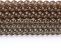 Tawny Glass Stone Beads Gemstone Round Crystal Energy Jade Beads Stone Beads for Jewelry Making DIY Bracelet Necklace Jewelry Making 1 Strand 15.5inch 66PCS 6MM