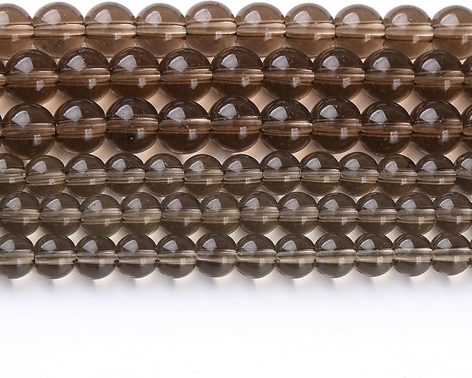 Tawny Glass Stone Beads Gemstone Round Crystal Energy Jade Beads Stone Beads for Jewelry Making DIY Bracelet Necklace Jewelry Making 1 Strand 15.5inch 32PCS 12MM