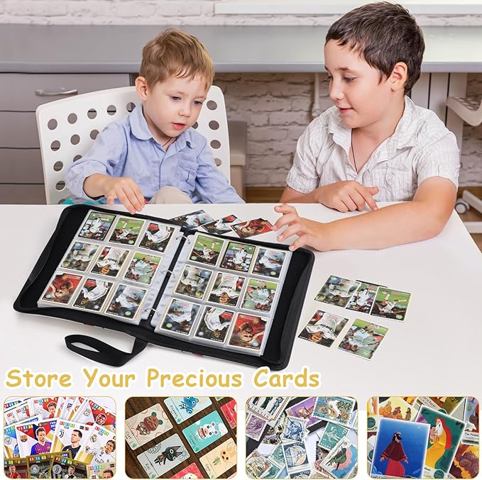Trading Card Binder, Card Collection Binder Album Folder with 720 Side Loading Pockets, 9 Pocket Trading Card Album Folder for TGC,MTG, Baseball Cards, Yugioh