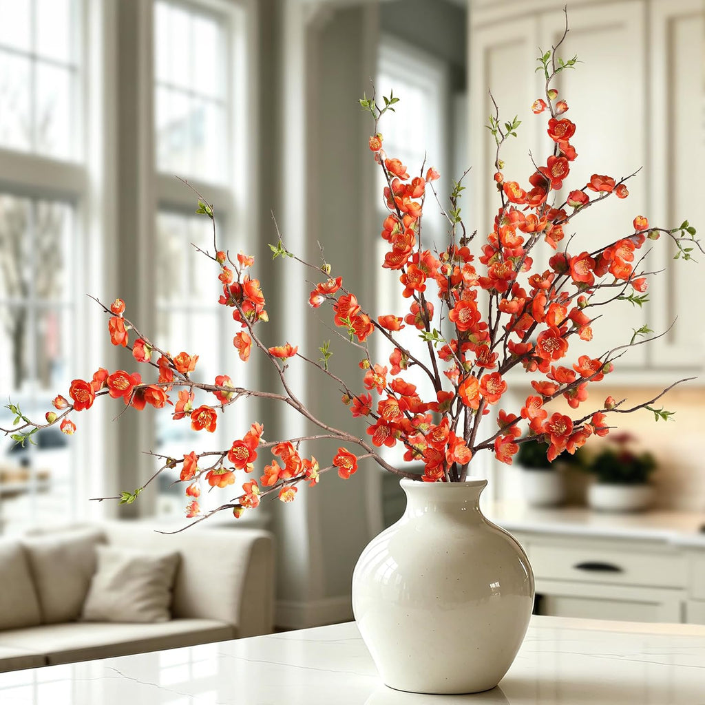 cherry blossom branches artificial plum blossom fake flowers, main product view