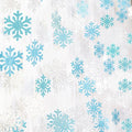 Snowflake-Snow Teal-Silver Christmas Party-Decoration Garland - 52ft Turquoise Winter Wonderland Frozen Ornaments Hanging Paper Streamers,New Years Birthday Baby Shower Wedding Ceiling Decor Hugfond