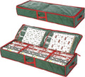 Sattiyrch Underbed Gift Wrap Organizer,Gift Wrapping Paper Storage Container,Holds up to 20 Rolls,41"W x 14"D x 5.5"H (Green)
