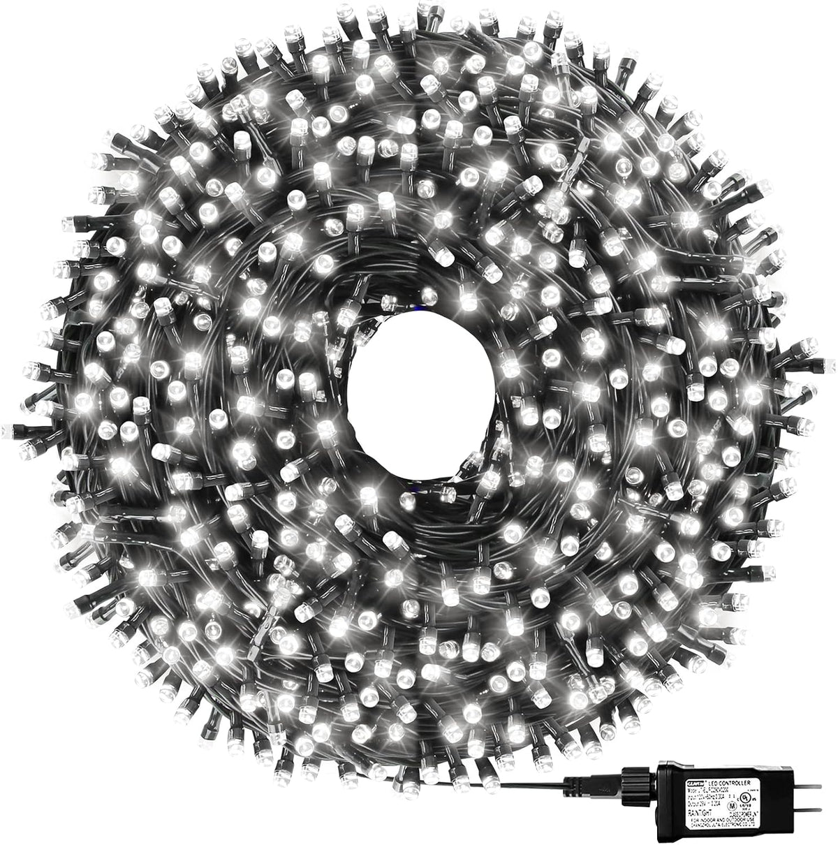 1000 led 328ft 8modes christmas string lights christmas, main product view