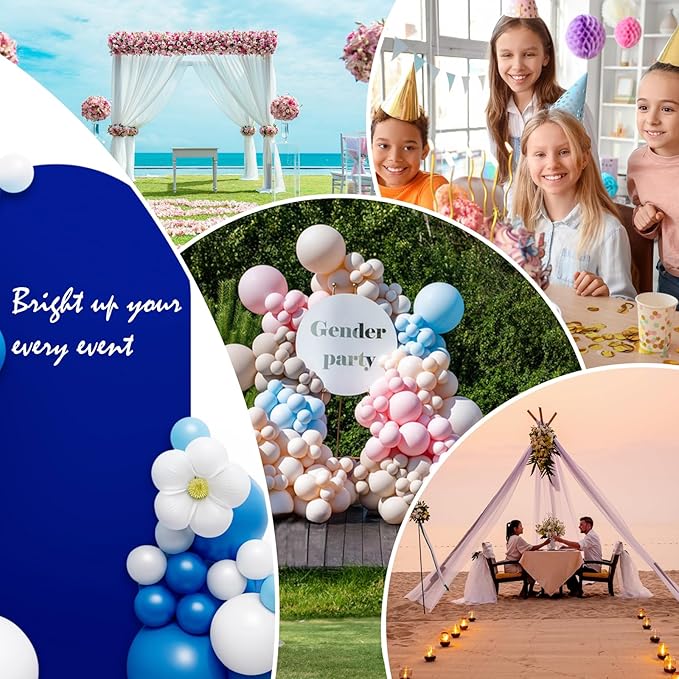 LEBENGURU Upgraded 5FT Wedding Arch Cover, Royal Blue Spandex Fitted Arch Backdrop Cover, Round Top Chiara Stand Covers for Birthday Party Baby Shower Banquet Balloon Décor