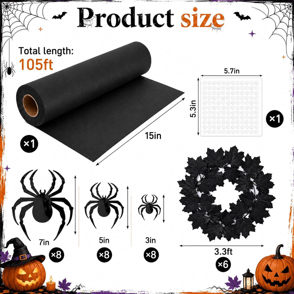halloween diy black maple tree set, large halloween shown in use