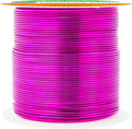 Mandala Crafts 22 Gauge Anodized Aluminum Craft Wire for Jewelry Making - 100 FT Colored Flexible Magenta Wire - Bendable for Bonsai Armature Crafting Sculpting